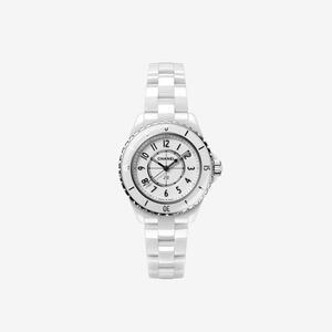 Chanel J12 Watch 33mm Quartz White