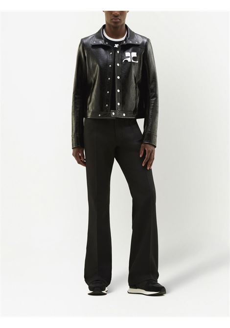 Courreges Reedition Vinyl Jacket Black