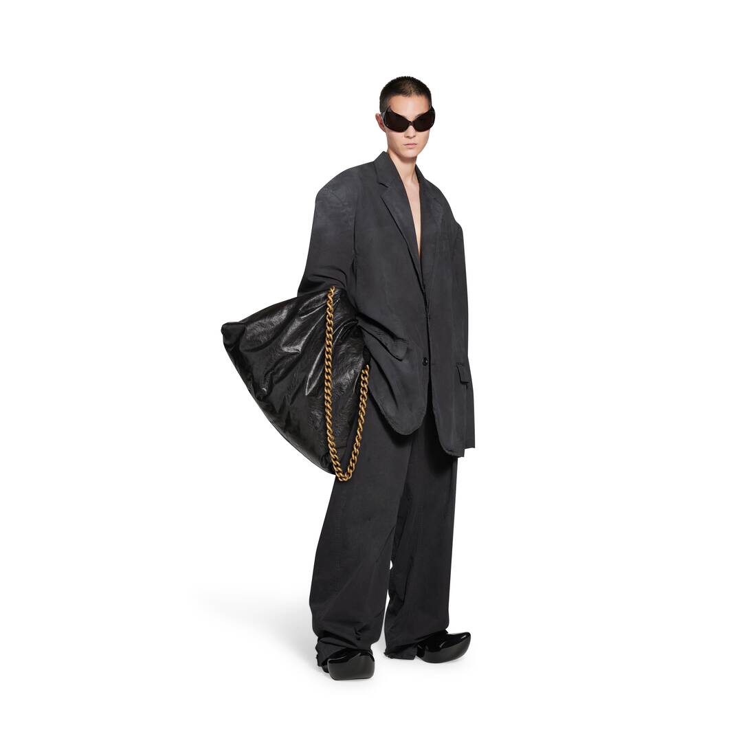 PUFFER LARGE BAG IN BLACK