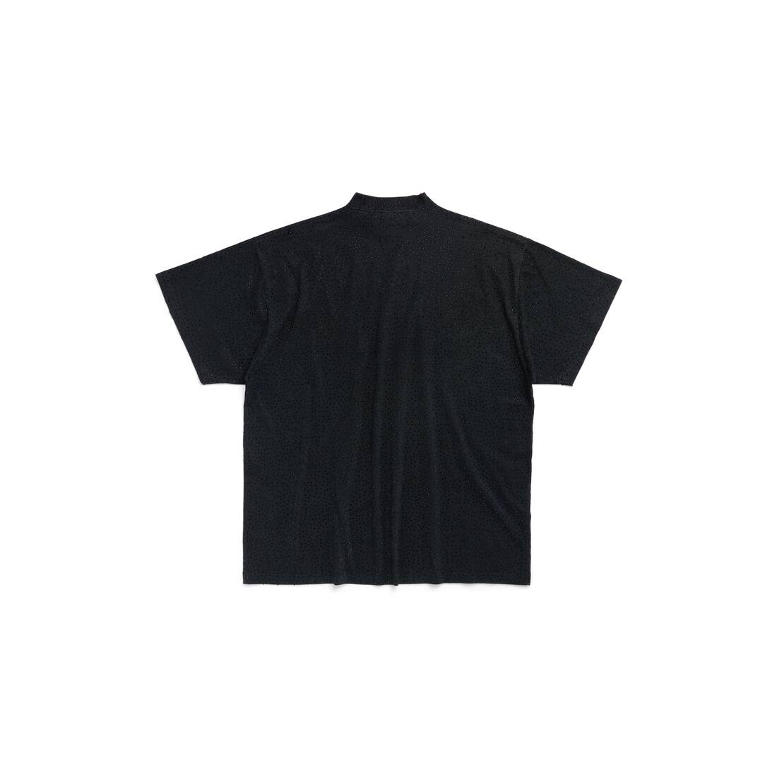 Oversized T-shirt in Fade Black
