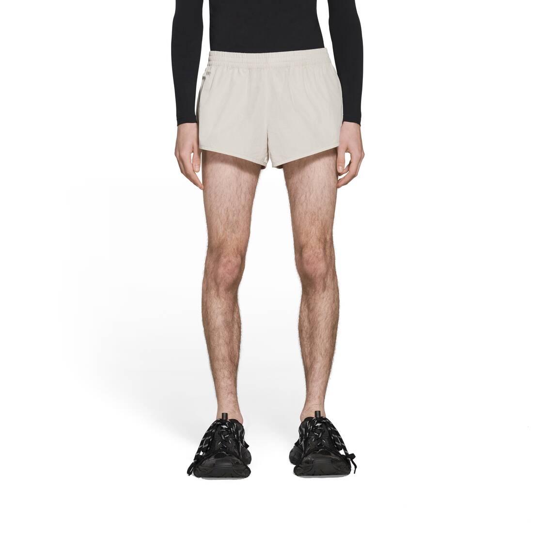 RUNNING shorts in beige