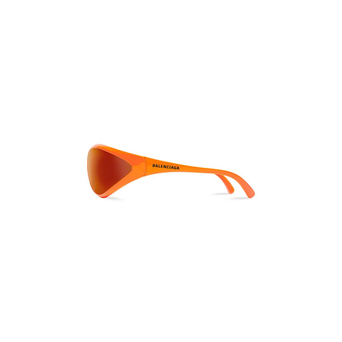 90S OVAL Sunglasses in Fluo Orange