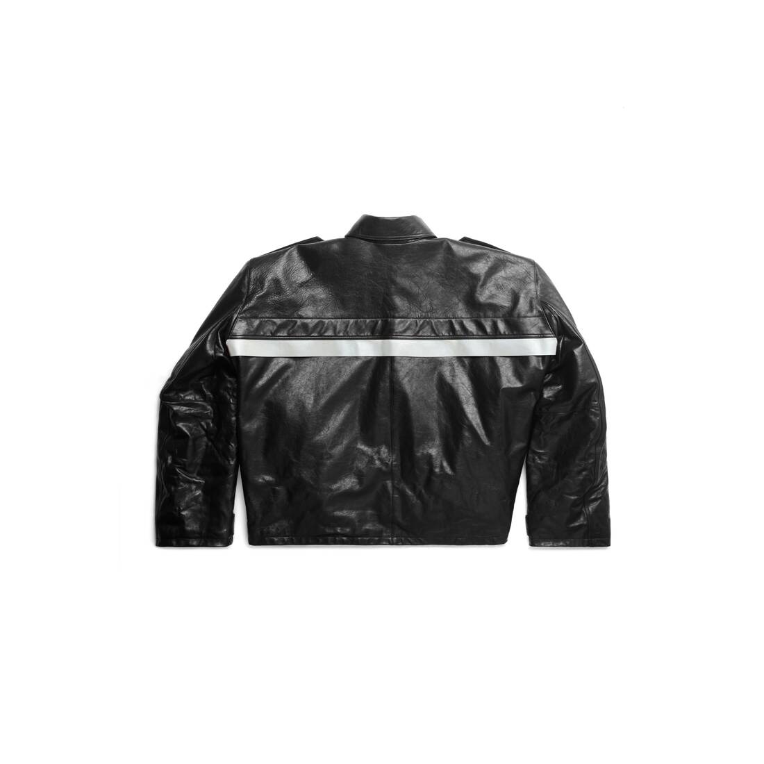 BALENCIAGA PARIS UNIFORM JACKET IN BLACK