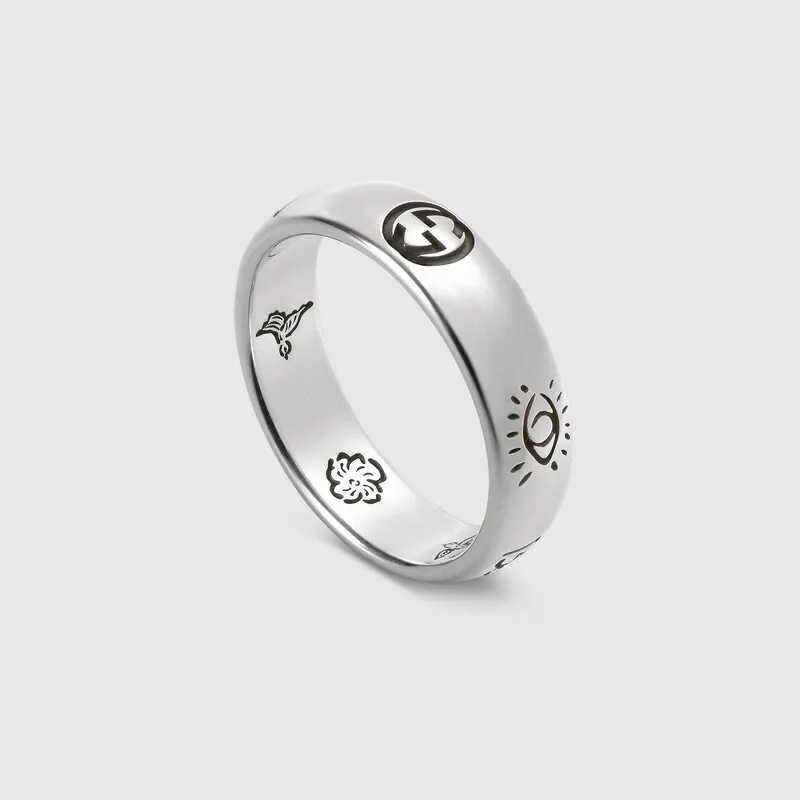 Blind For Love Ring Silver
