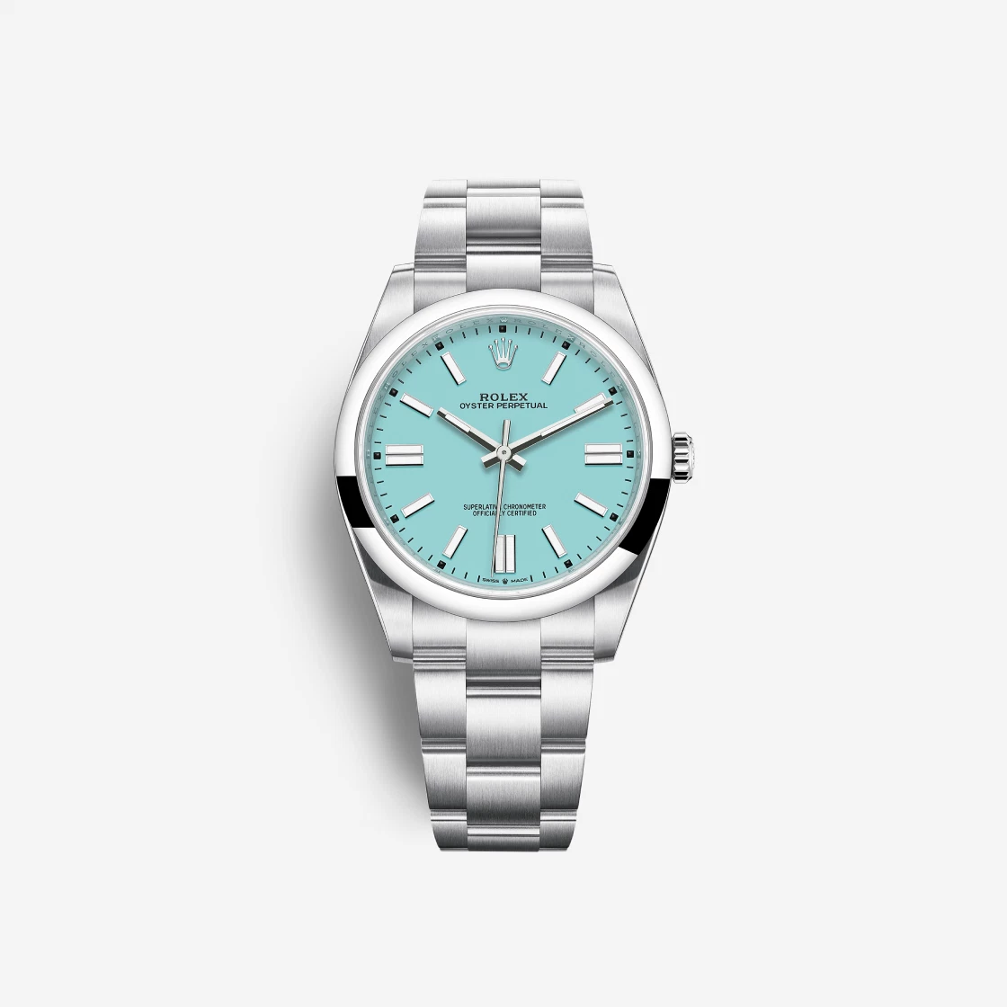 Rolex Oyster Perpetual 41 Turquoise Blue 