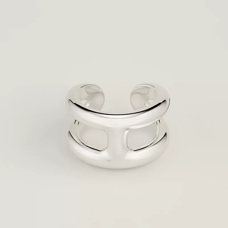Hermes Small Osmose Ring Sterling Silver