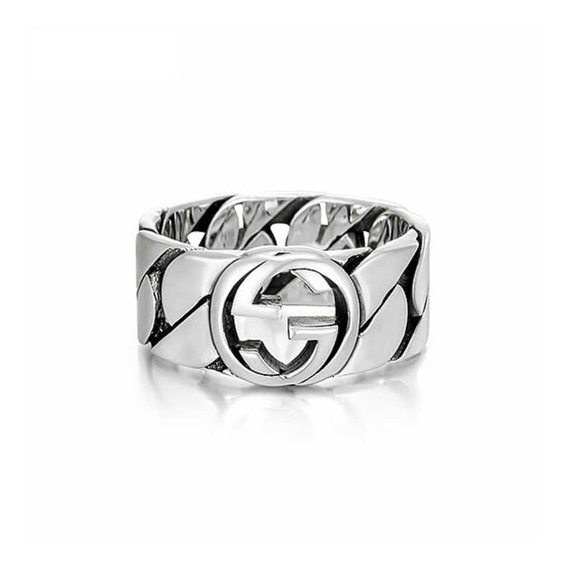 Gucci Interlocking G Ring Silver