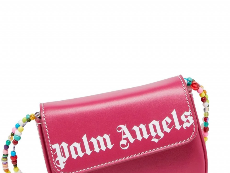 PALM ANGELS - SAC PORTÉ ÉPAULE CRASH À ANSES PERLÉES