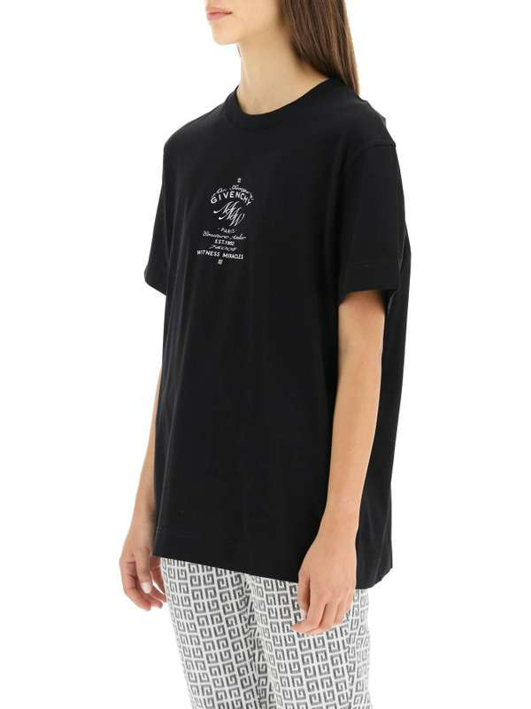 GIVENCHY MMW printed t-shirt in Black