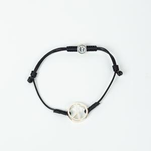 Peaceminusone String Bracelet Black