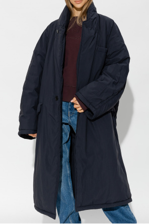 Signature Stitch Oversized Padded Coat 