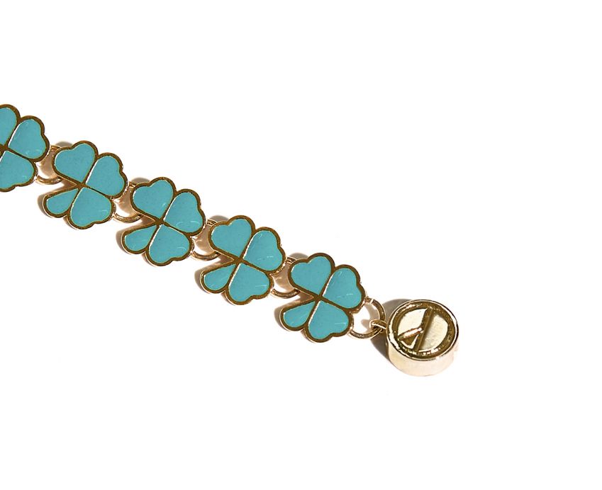 Peaceminusone Clover Bracelet Mint