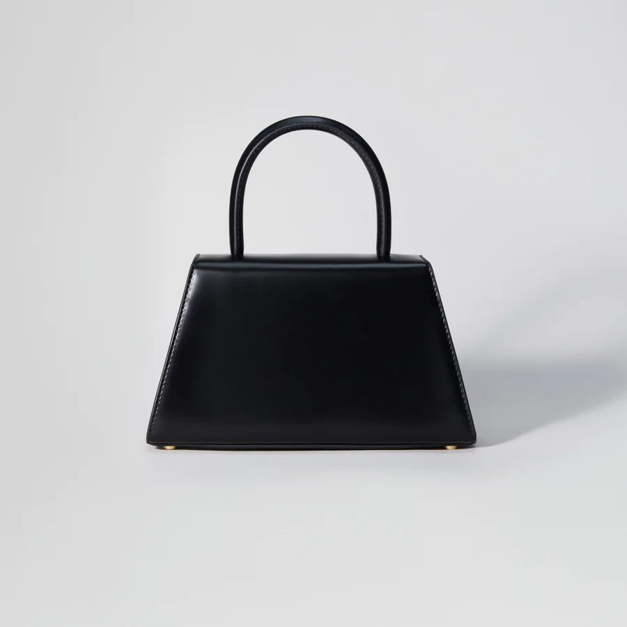 The Bow Mini in Black with Enamel