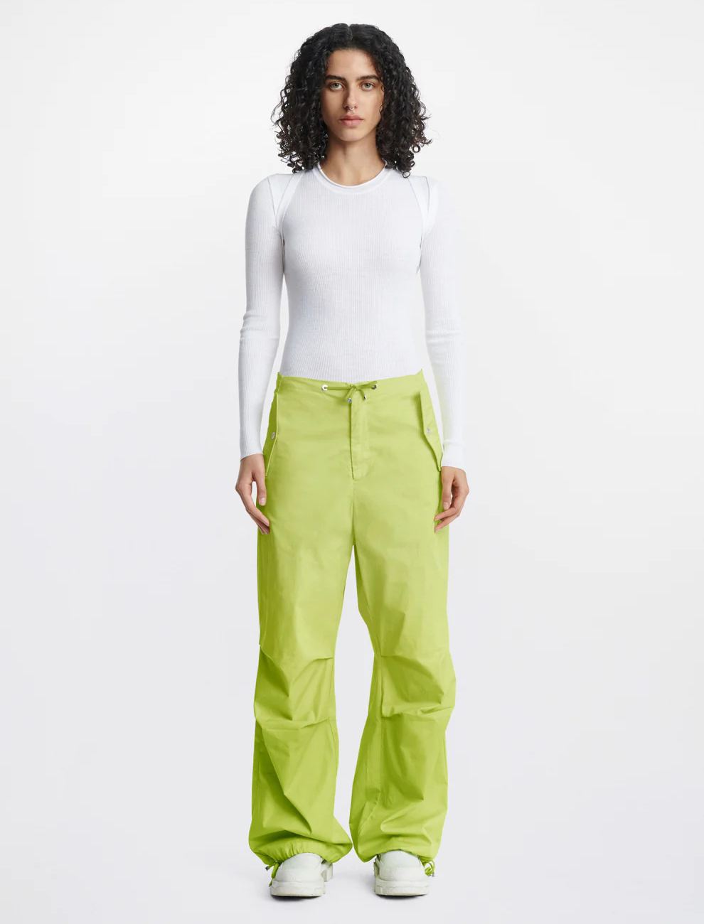 SUSPENDED HARNESS LS IN WHITE