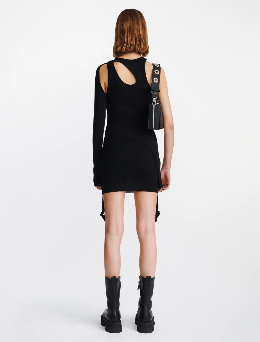 BONE MARLE LS TOP IN BLACK