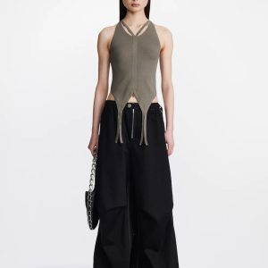 MORPH KNIT TANK IN SLATE
