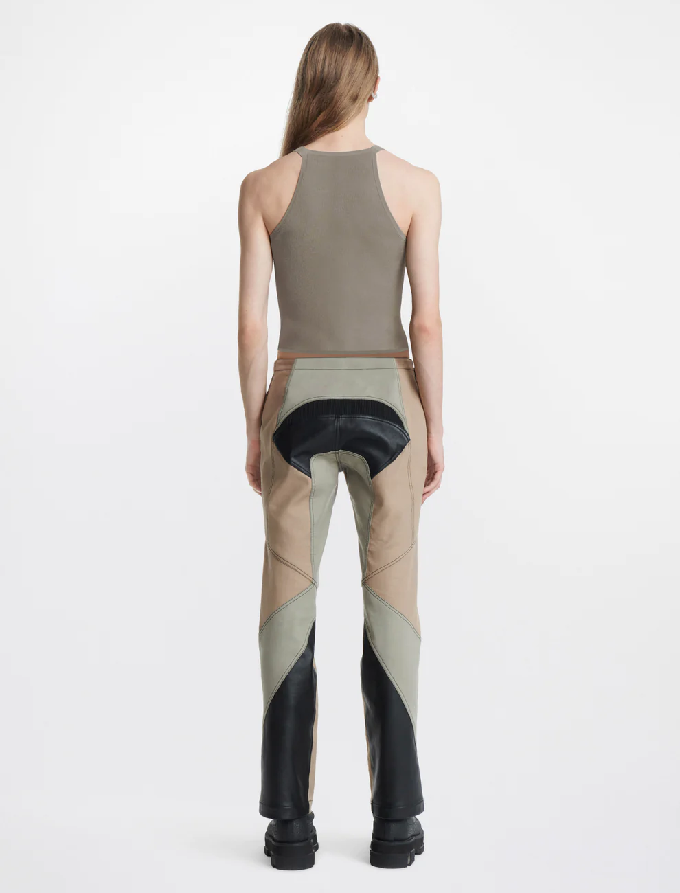 MORPH KNIT TANK IN SLATE