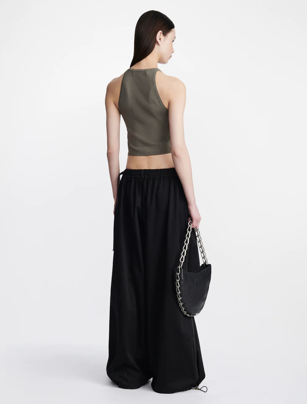 MORPH KNIT TANK IN SLATE