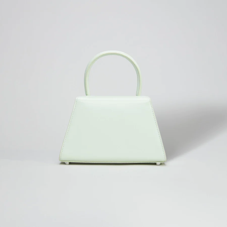 The Bow Mini in Pistachio with Diamanté