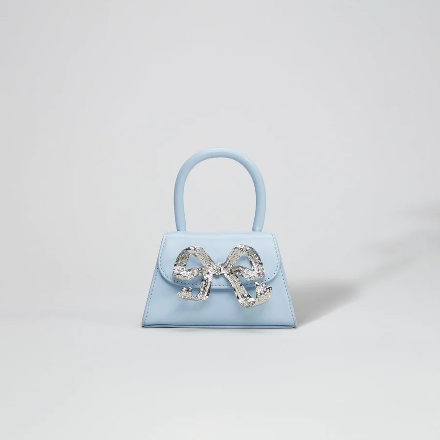 The Bow Micro in Blue with Diamanté