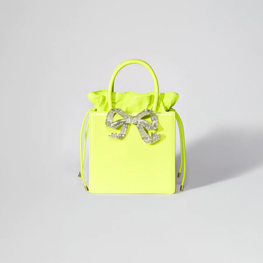 Lime Mini Tote Bow Bag