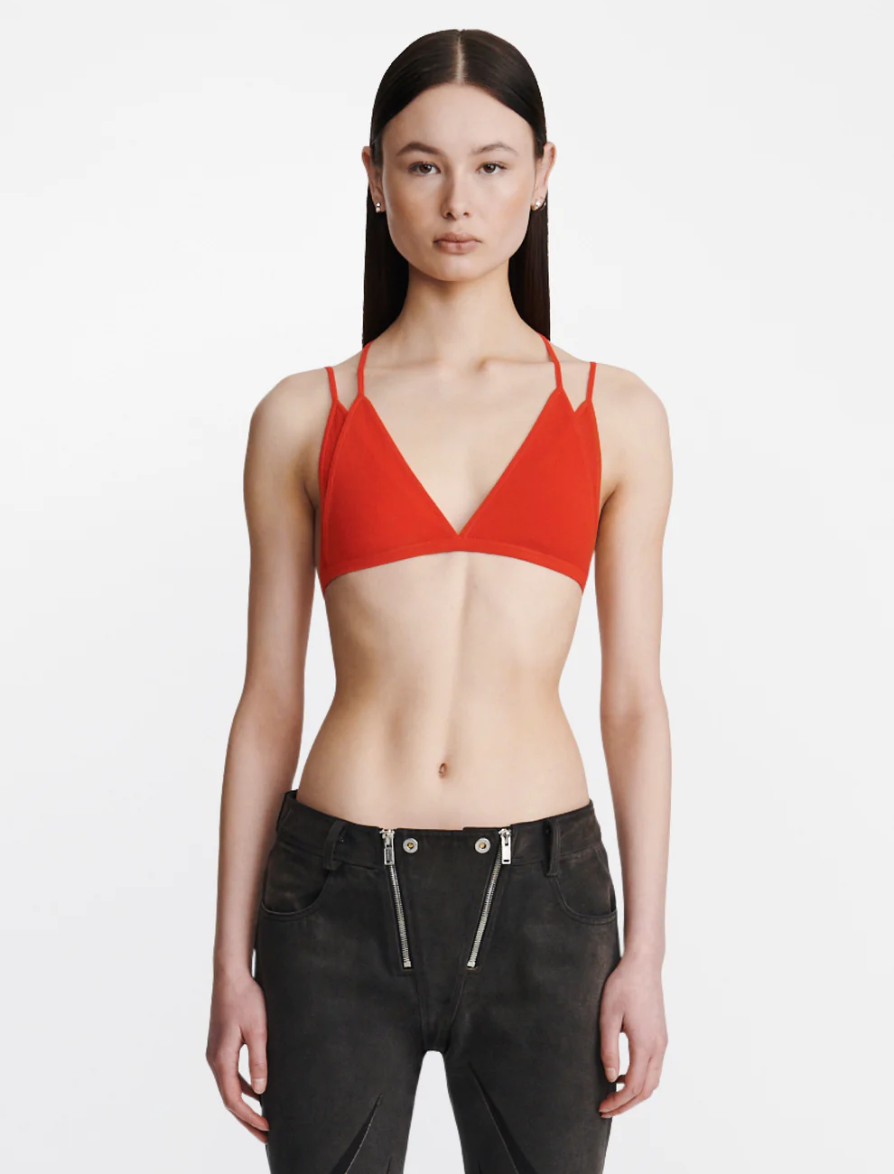 MODULAR BUTTERFLY MESH BRA IN FLAME