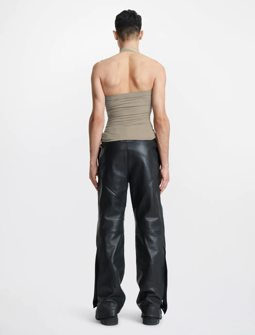 GATHERED TANK IN SLATE