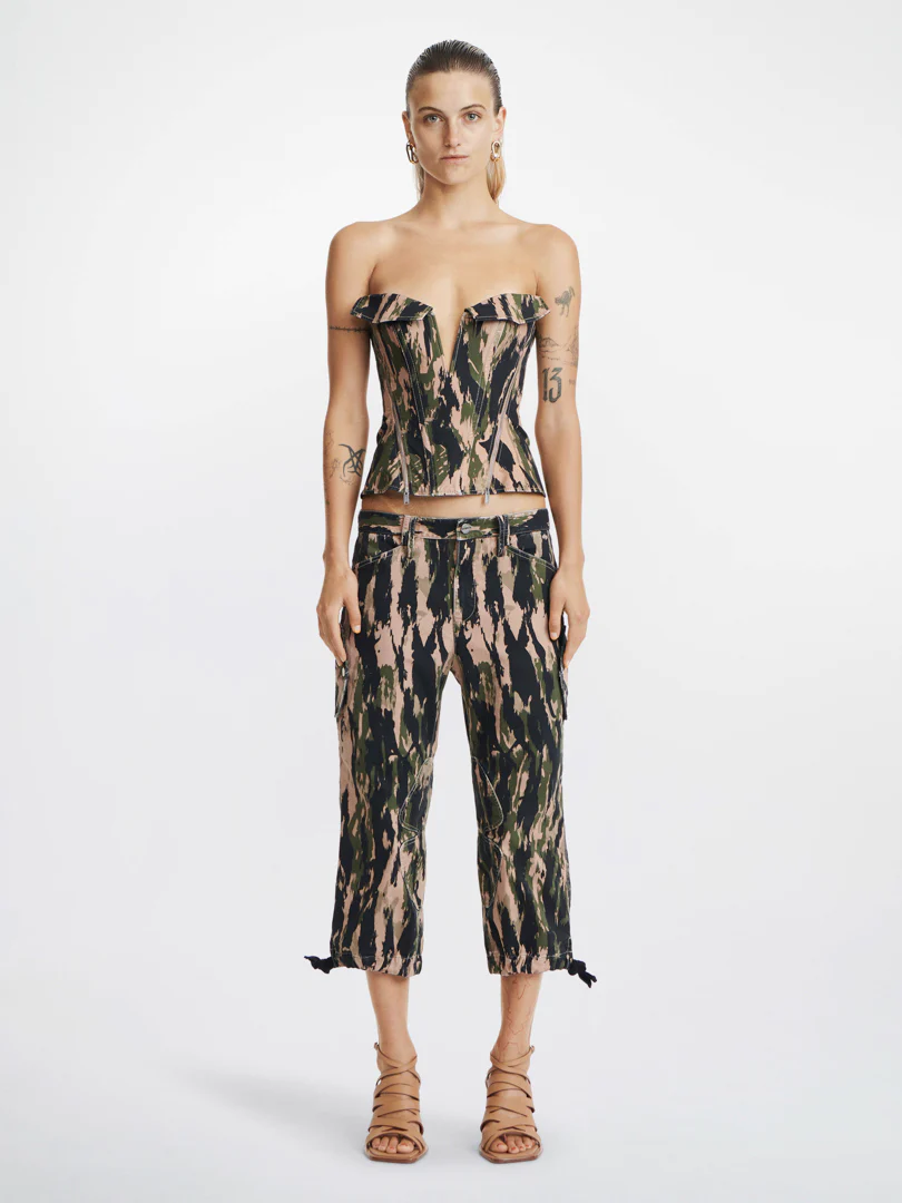 V-WIRE CAMO CORSET
