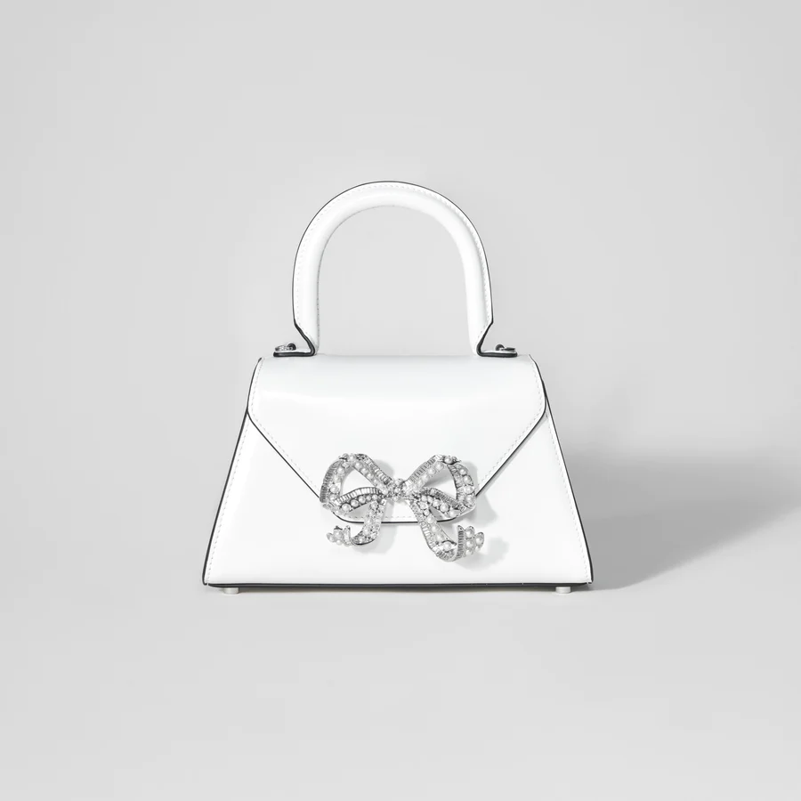 White Bow Envelope Mini Bag