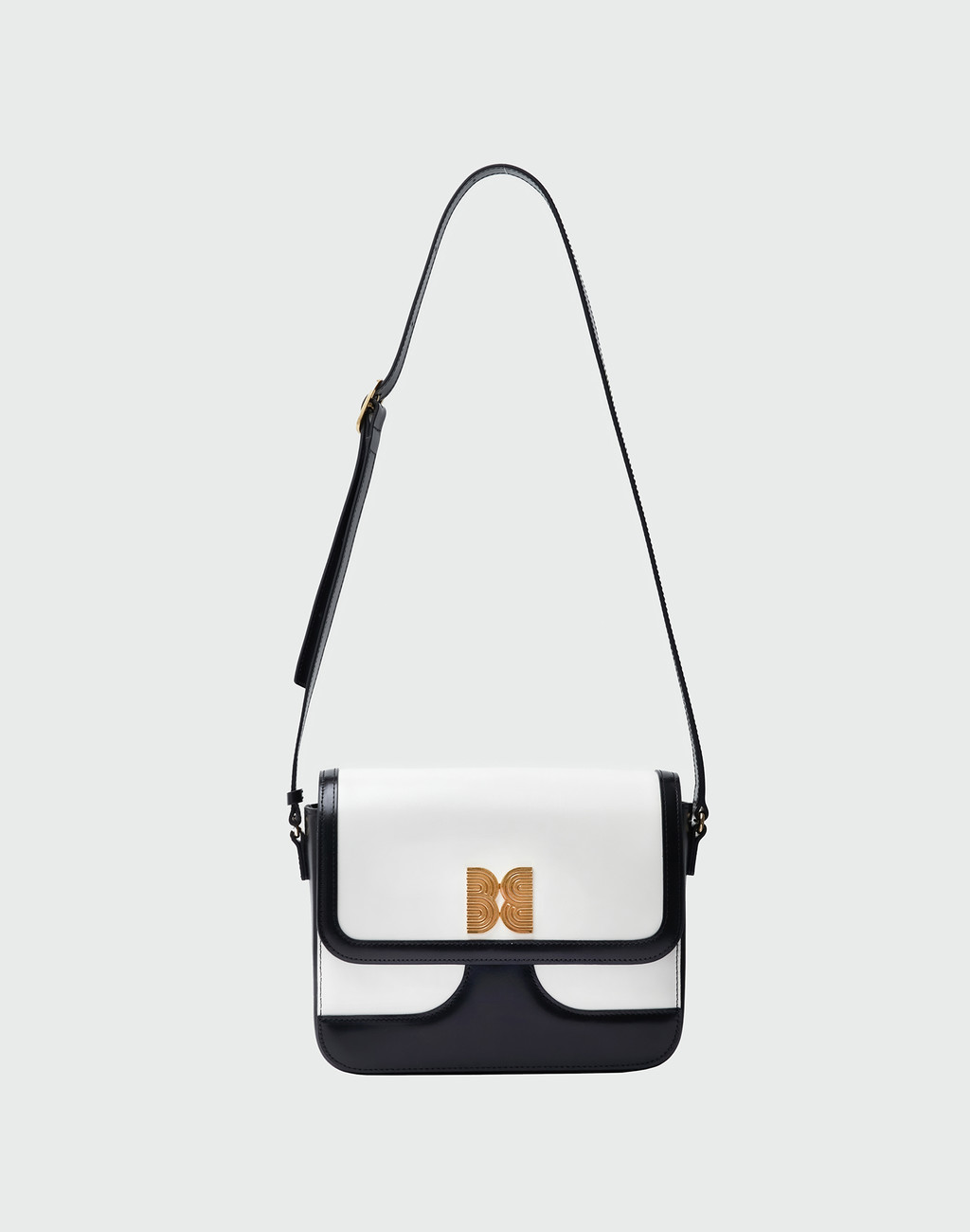 HESTIA Square Bag - Ivory/Black