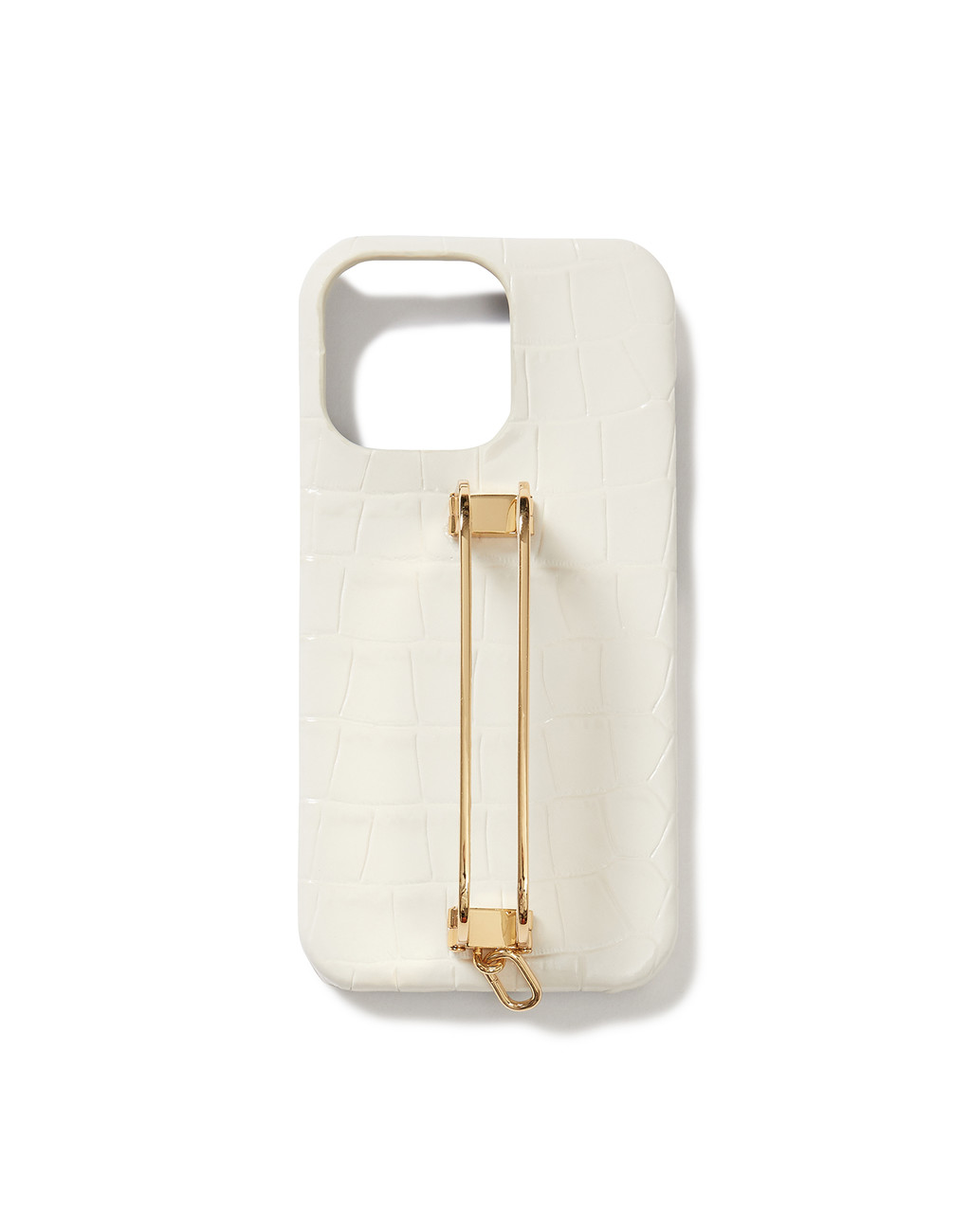 Phone Case with Leather Strap Ivory 