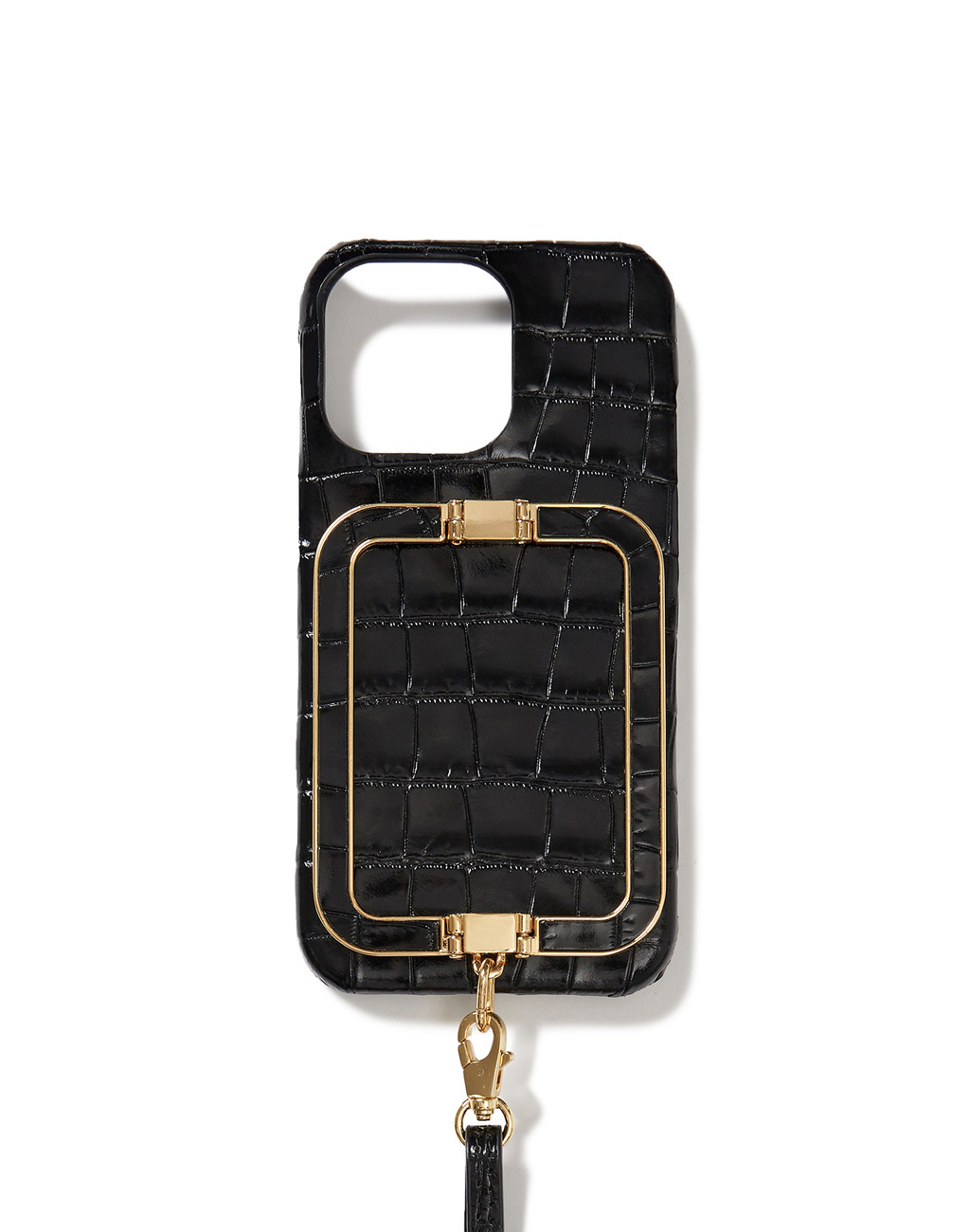 Phone Case with Leather Strap Z-Black