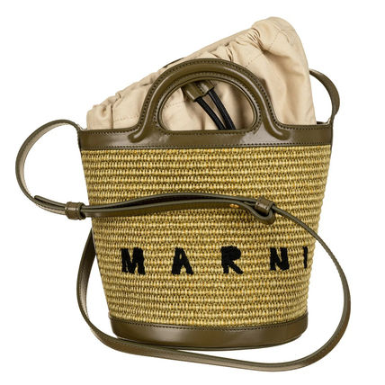  Tropicalia Raffia Small Bucke Women's Tote/Shoulder Bag