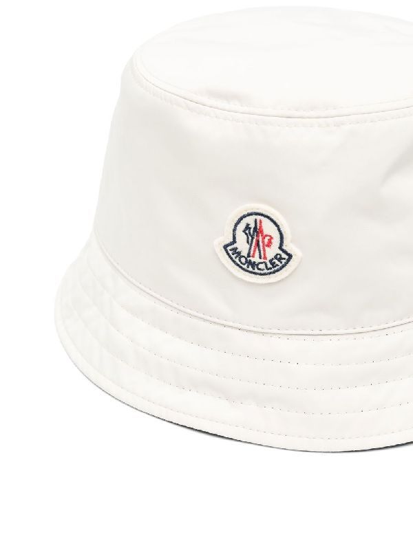 Logo patch reversible bucket hat