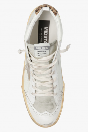 GOLDEN GOOSE WHITE ‘MID-STAR CLASSIC’ HIGH-TOP SNEAKERS