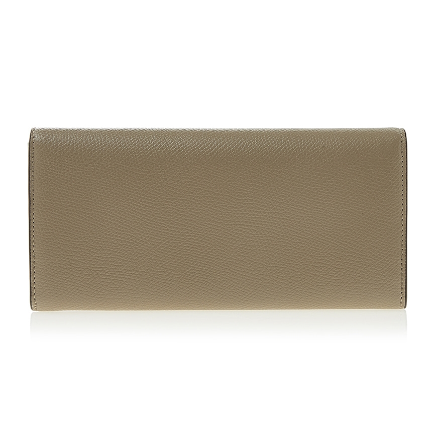 Continental Beige leather wallet
