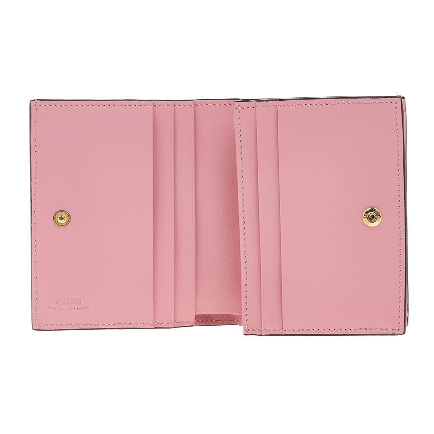 Small Wallet White nappa leather wallet