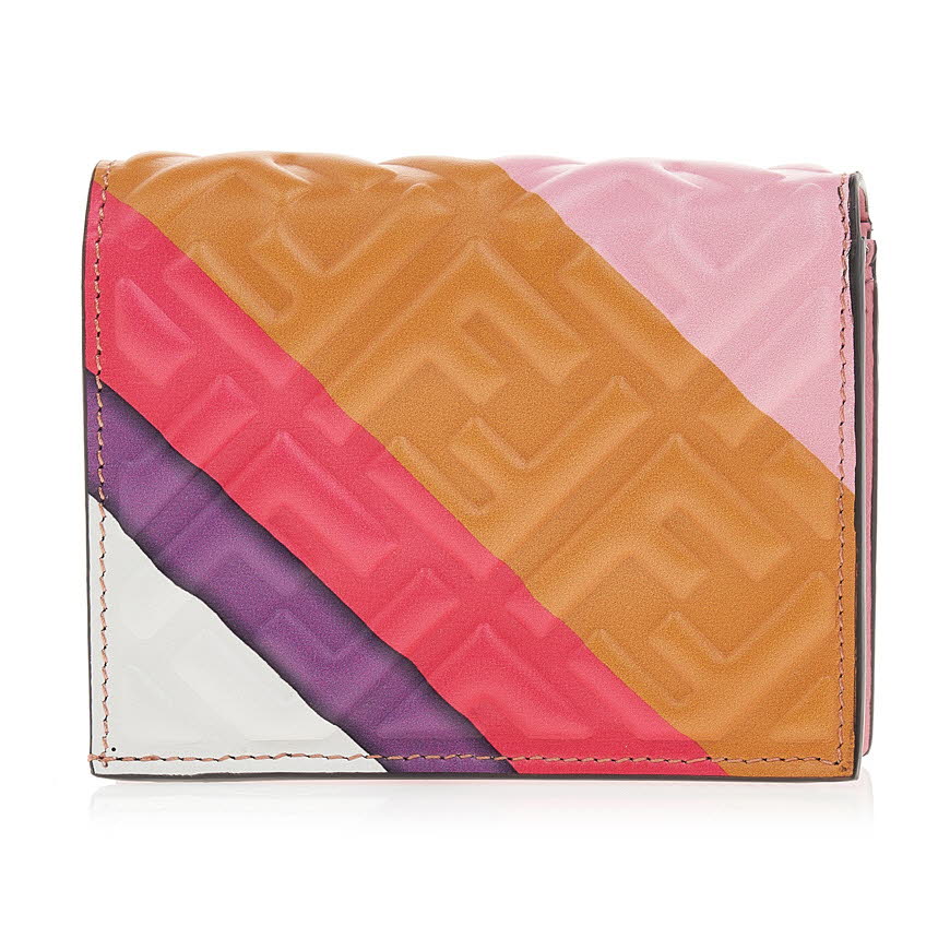 Small Wallet White nappa leather wallet