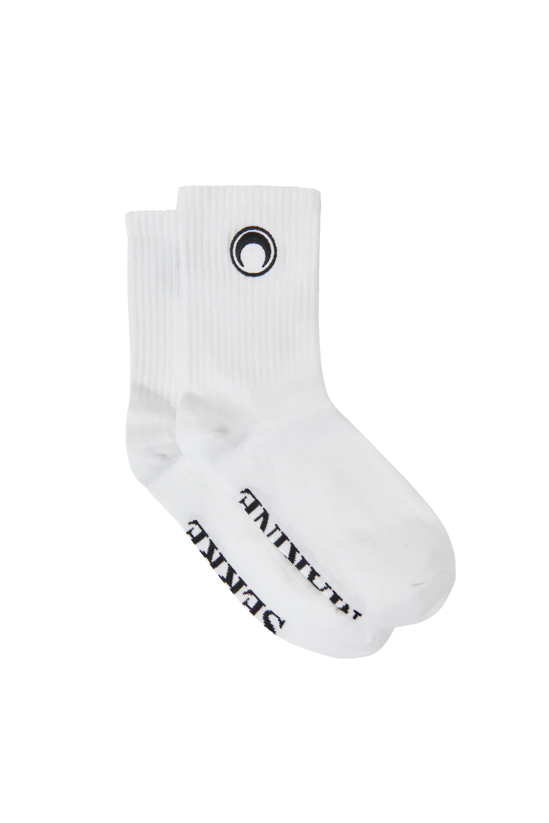 EMBROIDERED OLYMPIC SOCKS - White 