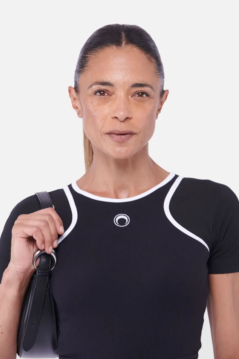 ORGANIC COTTON BODYSUIT - Black