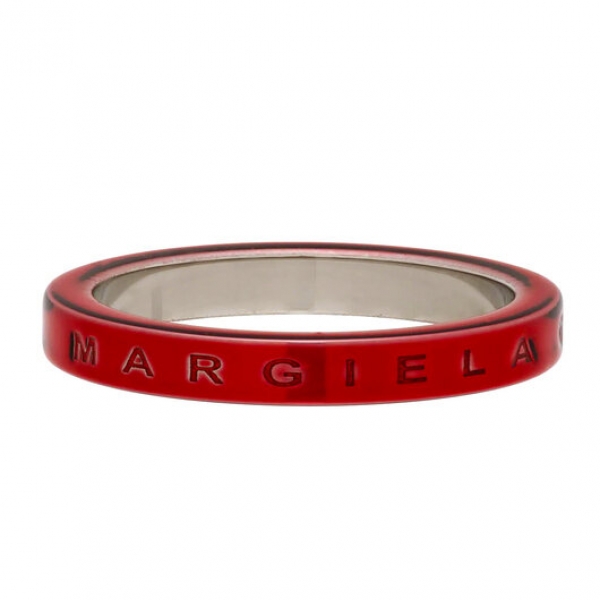 RED LOGO POLISHED RING IN RED