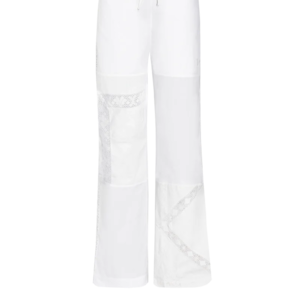 HOUSEHOLD LINEN PAJAMA PANTS IN WHITE