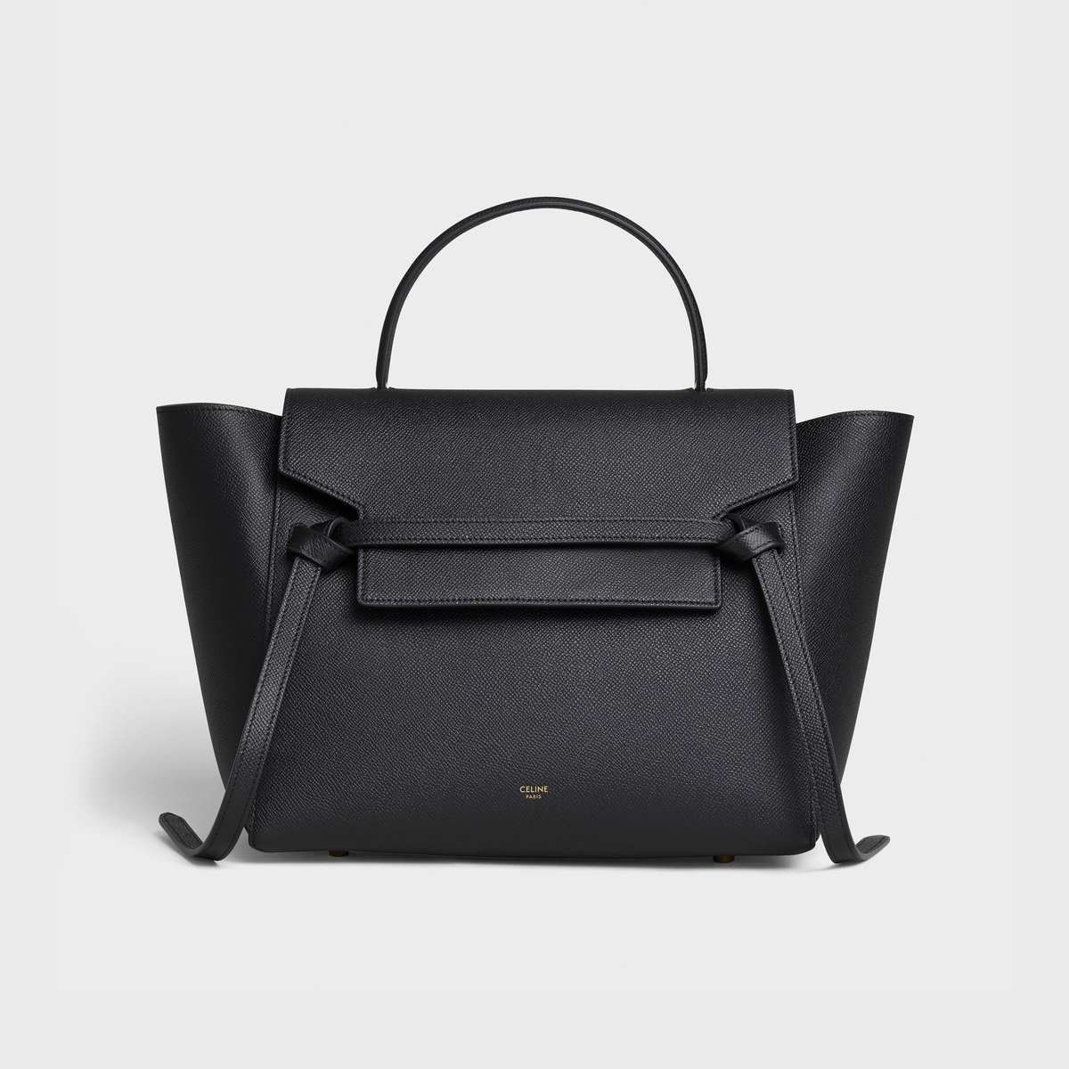 MINI BELT BAG IN GRAINED CALFSKIN BLACK