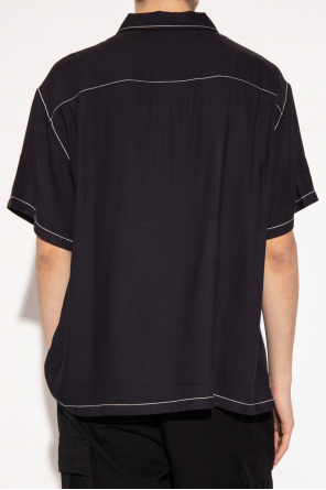 STUSSY BLACK SHORT-SLEEVED SHIRT