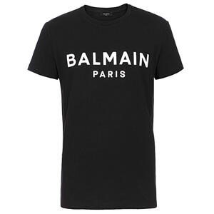 Balmain Logo Print Crewneck T-Shirt