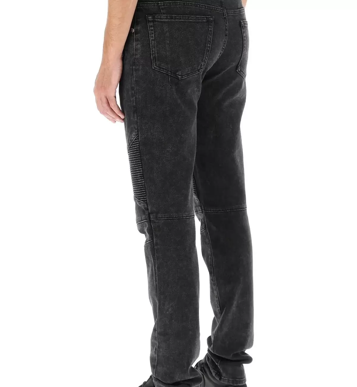 TAPERED BIKER JEANS BALMAIN