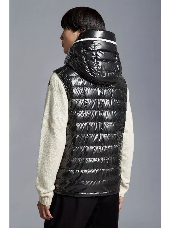 AKAISHI glossy padded vest
