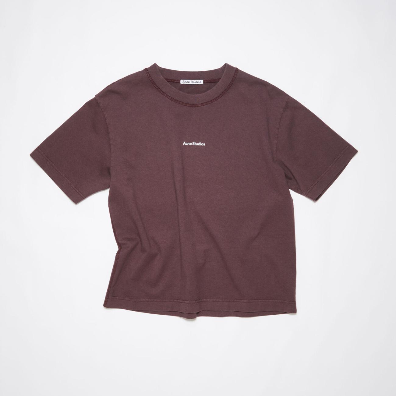 LOGO T-SHIRT Aubergine purple