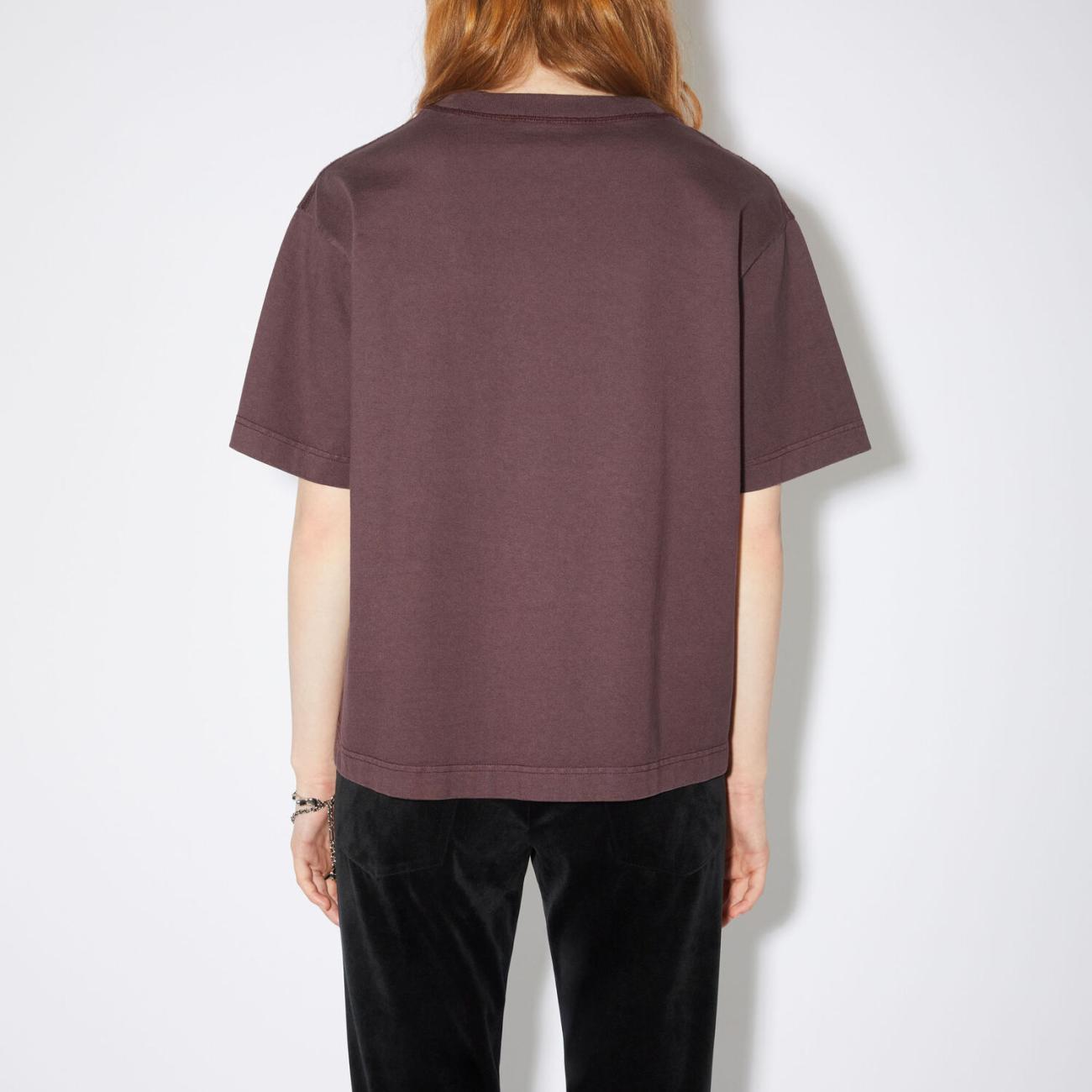 LOGO T-SHIRT Aubergine purple