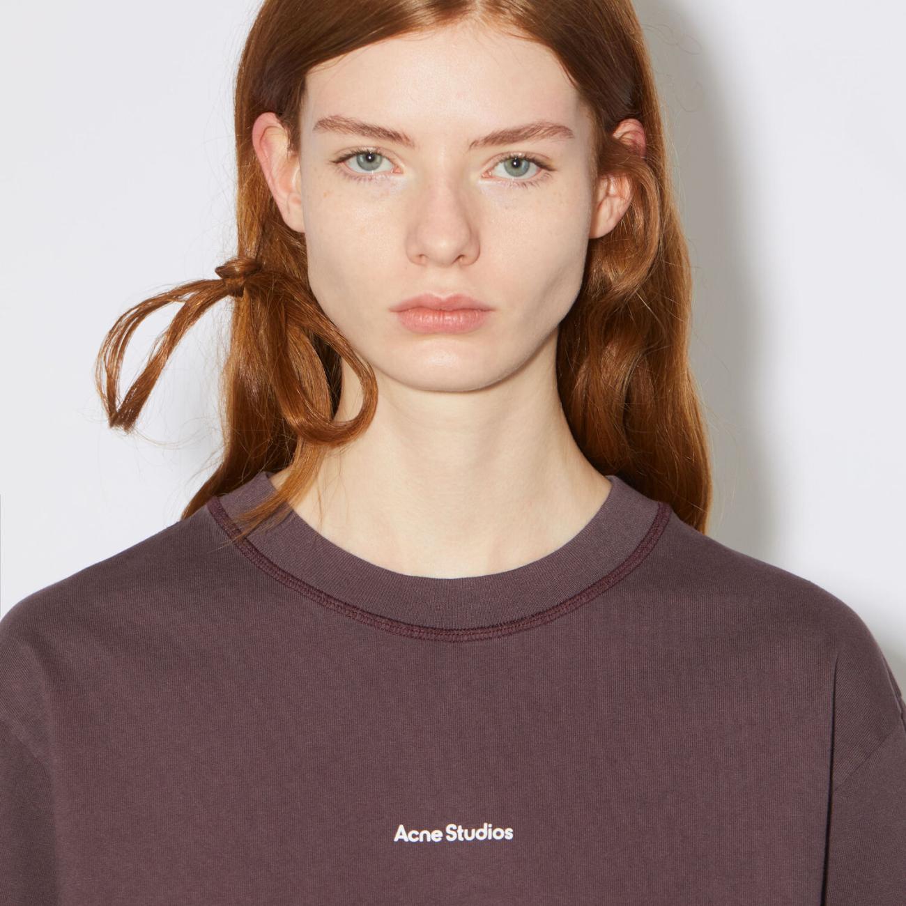 LOGO T-SHIRT Aubergine purple